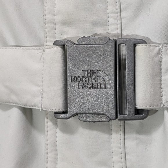 Girls THE NORTH FACE Hyvent 550 Belted Hooded Goose Down JACKET Parka Sz 5 - Picture 6 of 15